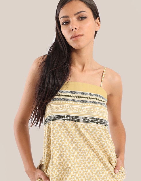 Long dress with thin adjustable straps